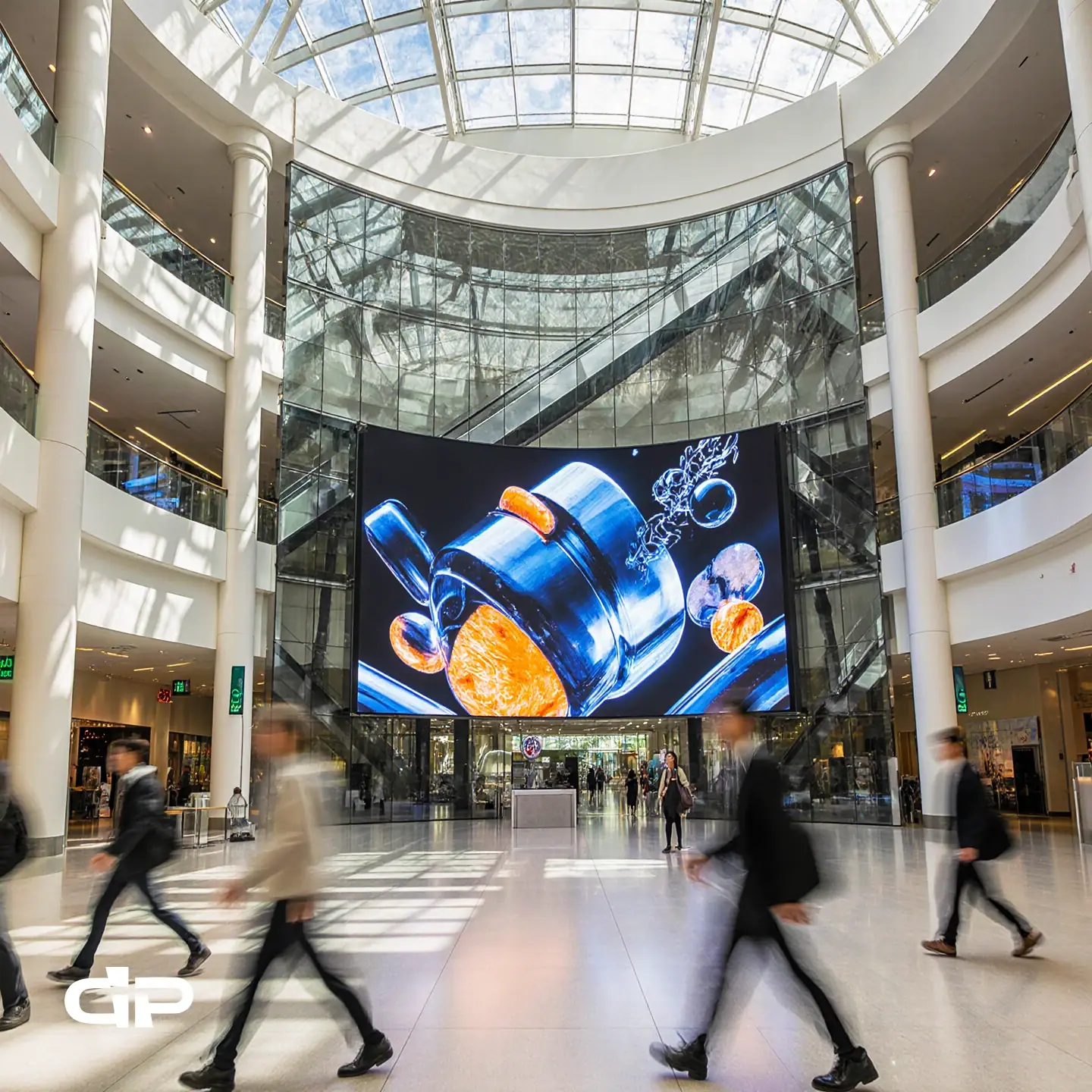 Рекламный LED-экран для ТРЦ в Новосибирске, фотография 4