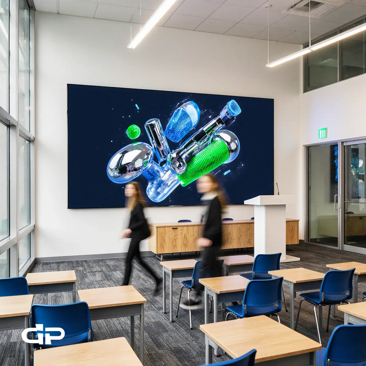LED-экрана для школьной аудитории в Омске, фотография 2